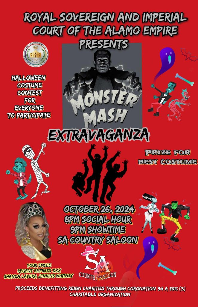 Monster Mash Extravaganza Show & Costume Contest @ SA Country Saloon